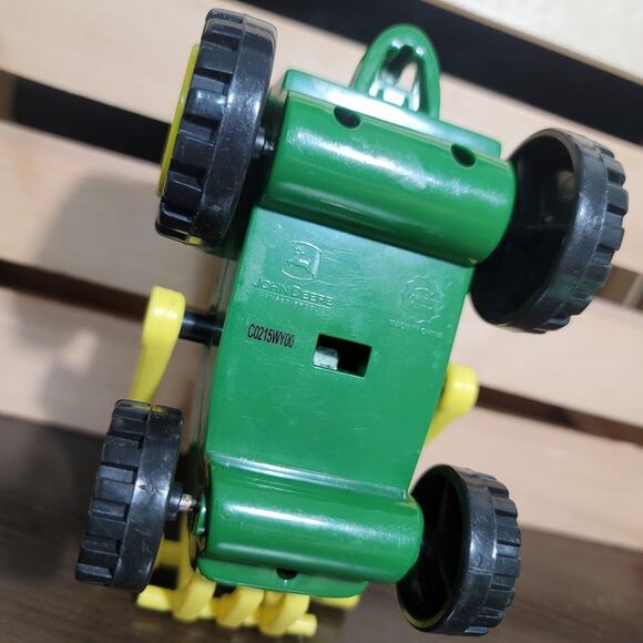 John Deere Tractor With Hay Loader Plastic 7 Inch Farm Toy By Learning Curve - Picture 5 of 5